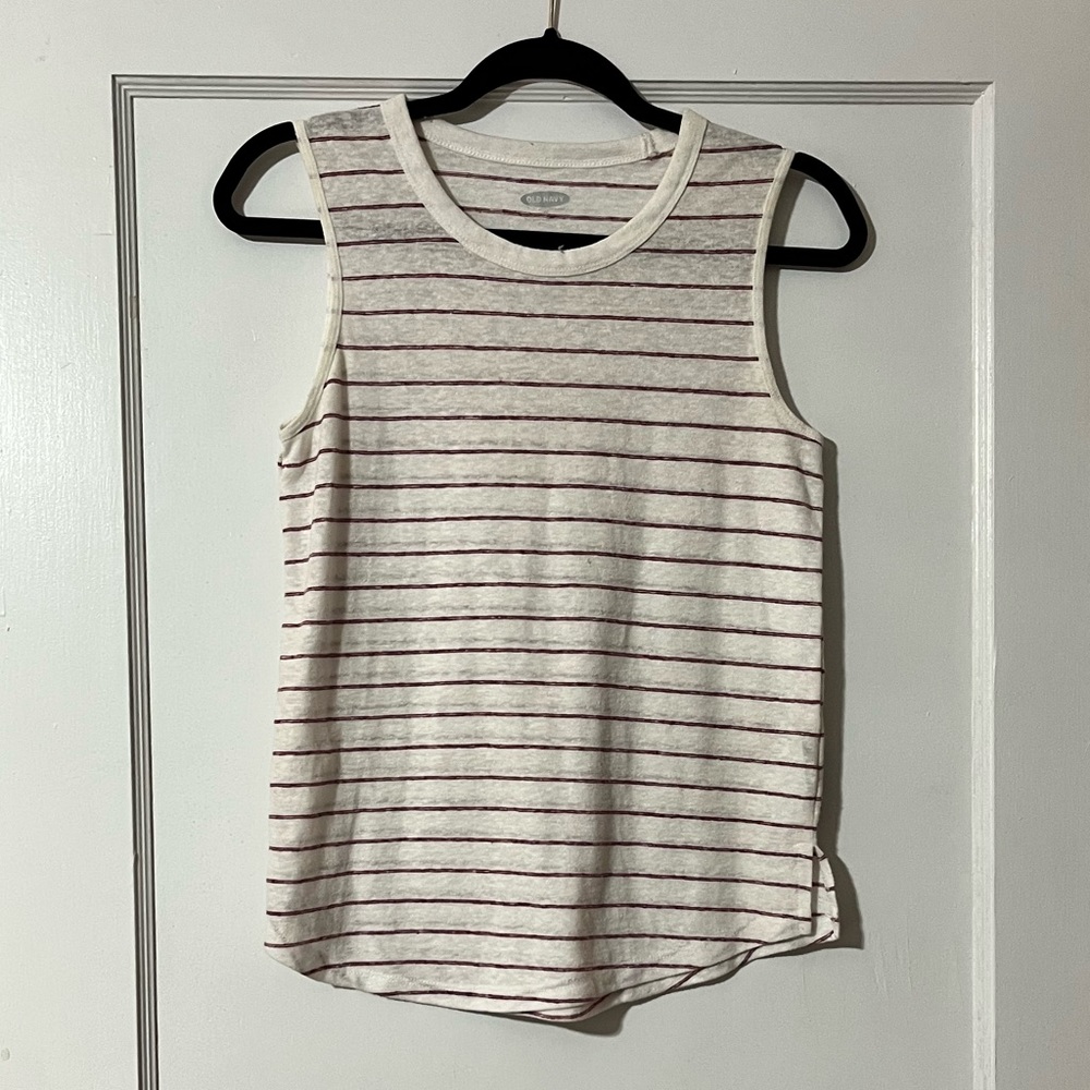 Old Navy linen blend tank top